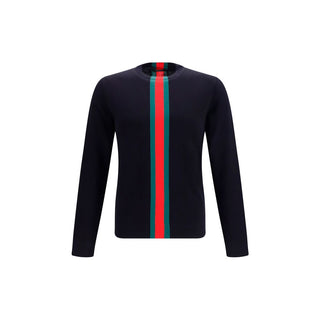 Gucci Blue Cotton Sweatshirt