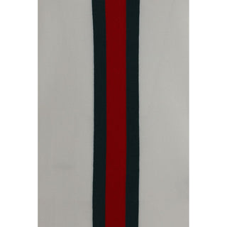 Gucci Web Intarsia Cotton Knit T-Shirt