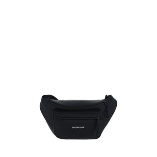 Balenciaga Black Polyester Clutch Bag
