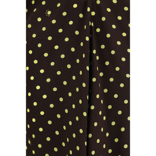 Marni Brown Silk Casual Dress