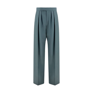 Chloé Bicolor Wool Oves Aries Dress Pants