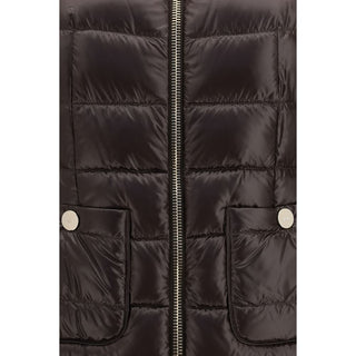 Herno Brown Polyamide Full-Length Jacket
