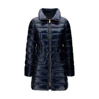 Herno Blue Polyamide Full-Length Jacket