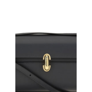 Savette Gray Calf Leather Bos Taurus Shoulder Bag