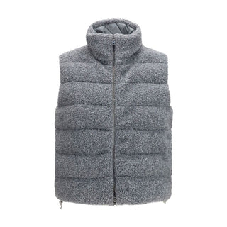 Herno Gray Polyester Sleeveless Jacket