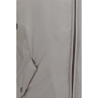 Brunello Cucinelli Gray Polyester Shell Jacket