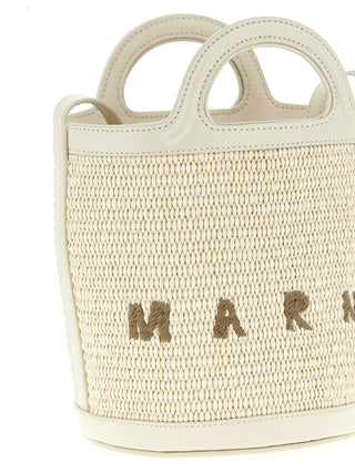 Marni White Cotton Handbag
