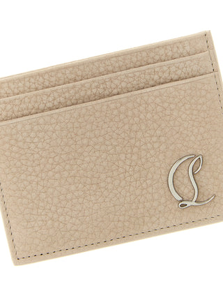 Christian Louboutin Beige Calfskin Cardholder