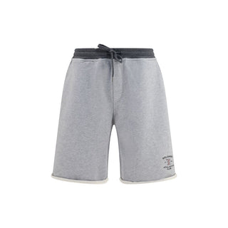 Brunello Cucinelli Gray Cotton Bermuda Shorts