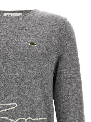 Comme Des Garçons Gray Wool Cardigan