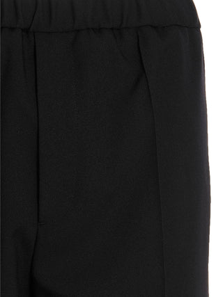 Jil Sander Blue Polyester Casual Pants