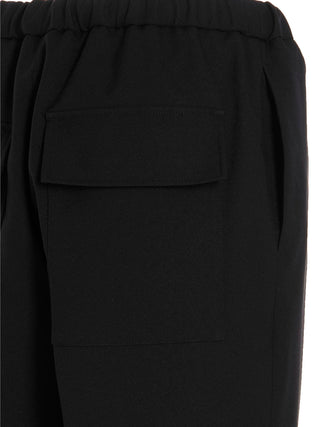 Jil Sander Blue Polyester Casual Pants