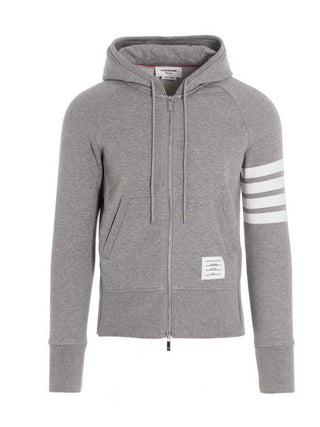 Thom Browne Gray Cotton Sweatshirt