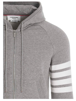 Thom Browne Gray Cotton Sweatshirt