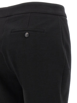 Ferragamo Black Elastane Skinny Pants