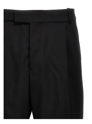 Alexander McQueen Black Wool Dress Pants