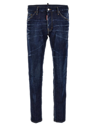 Dsquared² Blue Cotton Skinny Jeans
