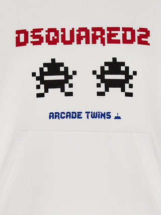 Dsquared² White Cotton Sweatshirt