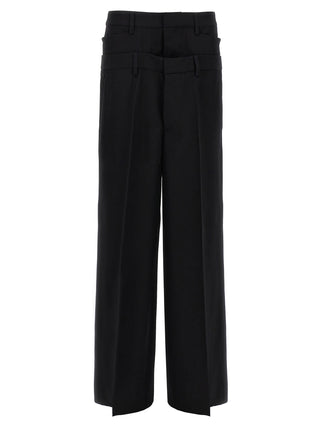 Dsquared² Black Virgin Wool Dress Pants