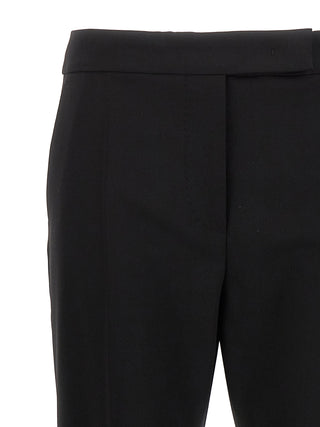 Max Mara Black Virgin Wool Dress Pants