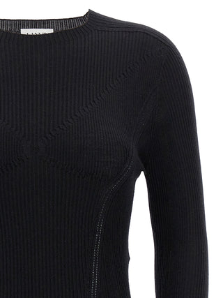 Lanvin Black Cashmere Cardigan
