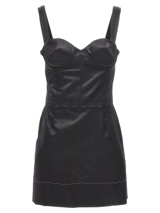 Maison Margiela Black Acetate Short Dress