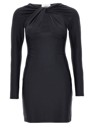 Coperni Black Polyamide Short Dress