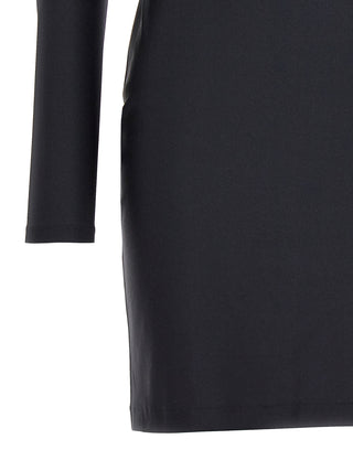 Coperni Black Polyamide Short Dress