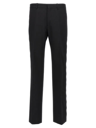 Off-White Black Virgin Wool Dress Pants