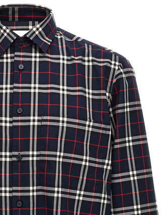 Burberry Blue Cotton Blouse