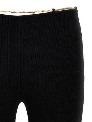 Alexander Wang Black Wool Casual Pants
