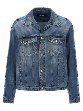 Dsquared² Blue Cotton Denim Jacket
