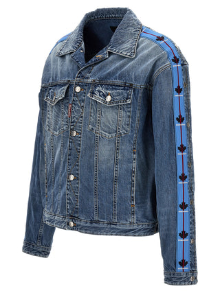Dsquared² Blue Cotton Denim Jacket