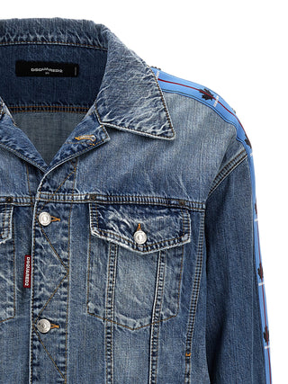 Dsquared² Blue Cotton Denim Jacket