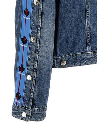 Dsquared² Blue Cotton Denim Jacket