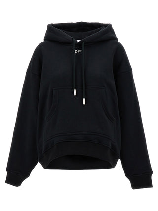 Off-White Black Cotton Hoodie