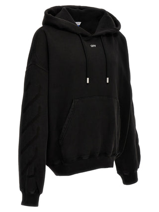 Off-White Gray Cotton Sweatshirt