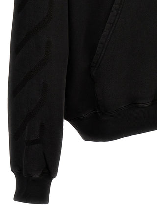 Off-White Gray Cotton Sweatshirt
