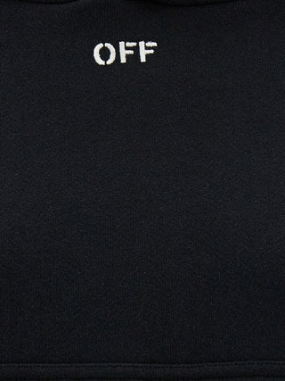 Off-White Black Cotton Hoodie