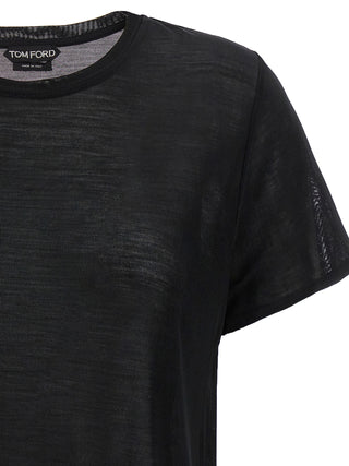 Tom Ford Black Silk T-Shirt