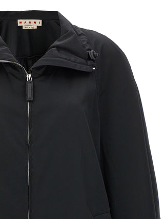 Marni Black Polyester Parka