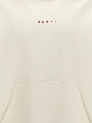 Marni White Cotton Sweatshirt