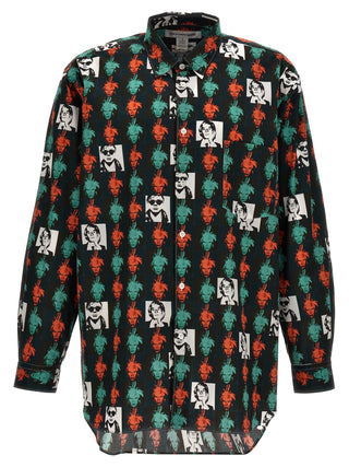 Comme Des Garçons Multicolor Cotton Blouse