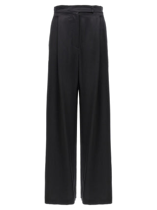 Max Mara Black Silk Casual Pants