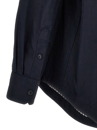 Thom Browne Blue Polyamide Blouse