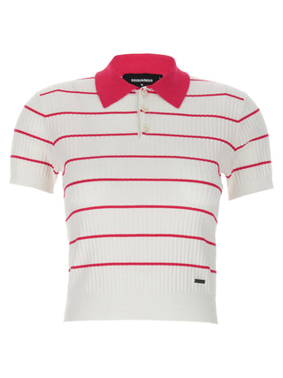 Dsquared² Multicolor Viscose Polo Shirt