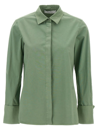 Max Mara Bicolor Cotton Blouse