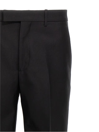 Burberry Black Virgin Wool Dress Pants