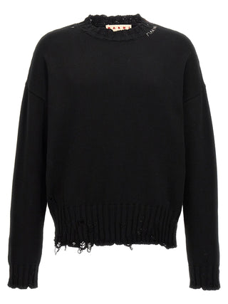 Marni Black Cotton Cardigan