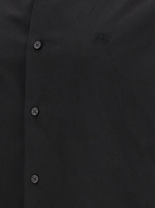 Burberry Black Cotton Blouse